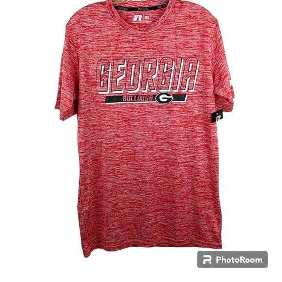 Russell Athletic Other - Georgia Bulldogs SS Red/Black Lightweight Tee NWT